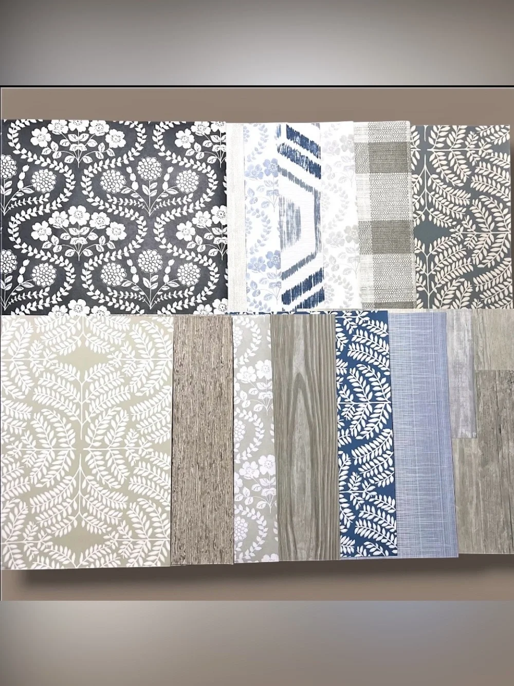 14 Large Assorted Designer DIY Scrapbooking Sheets Nature Vines Floral Wood